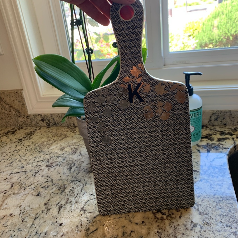 Anthropologie cheese board “K” is for Kitchen